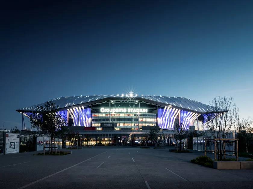 Groupama Stadium de Lyon en journée