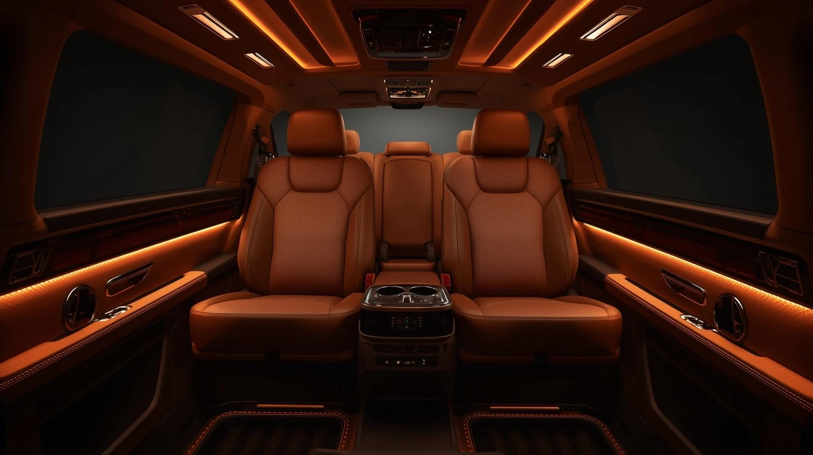 Intérieur cuir et LED